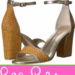 Lilly Pulitzer Amber Lynn block heels sandals